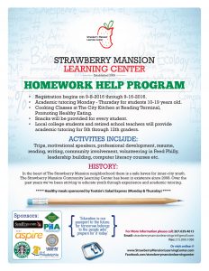 Burgessct - Strawberry Mansion Learning Center Flyer